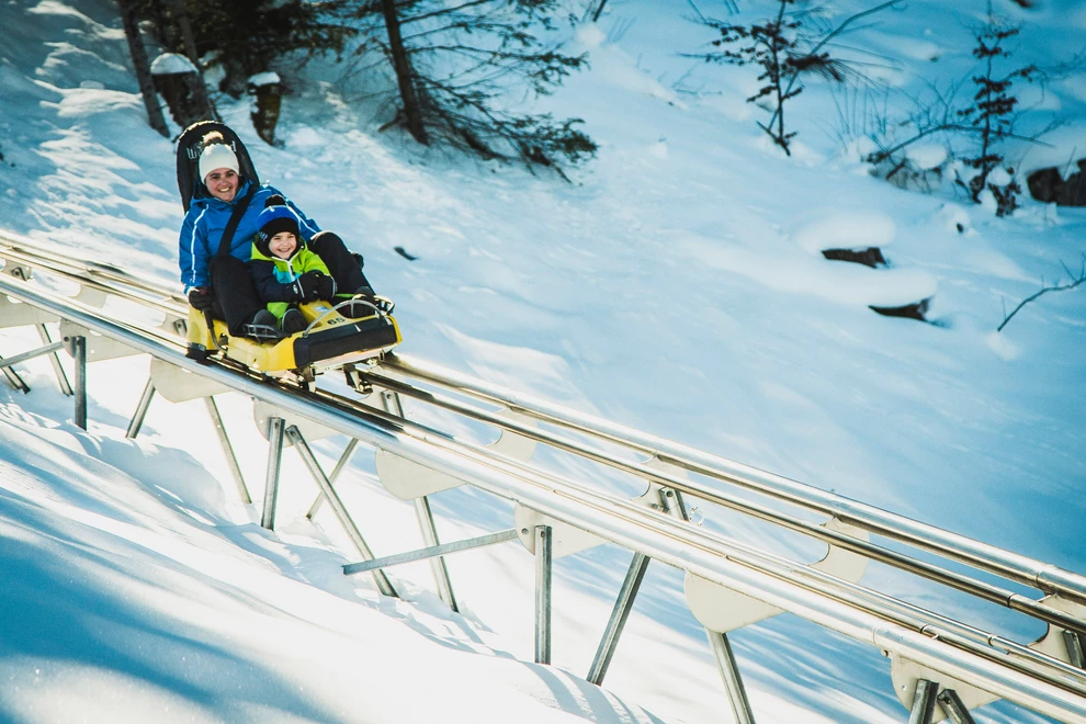 Alpine Coaster Golm 2 600 m of safe tobogganing fun