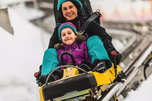 Alpine Coaster Golm 2 600 m of safe tobogganing fun