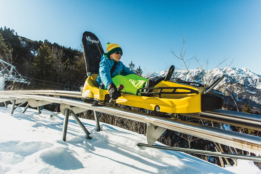 Alpine Coaster Golm 2 600 m of safe tobogganing fun